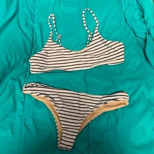 stripped bathing suit